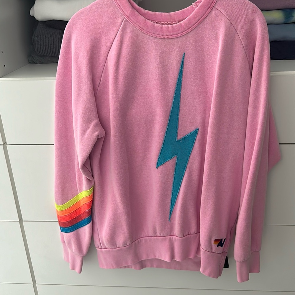 Sold out/discontinued Aviator Nation Pink Crewneck